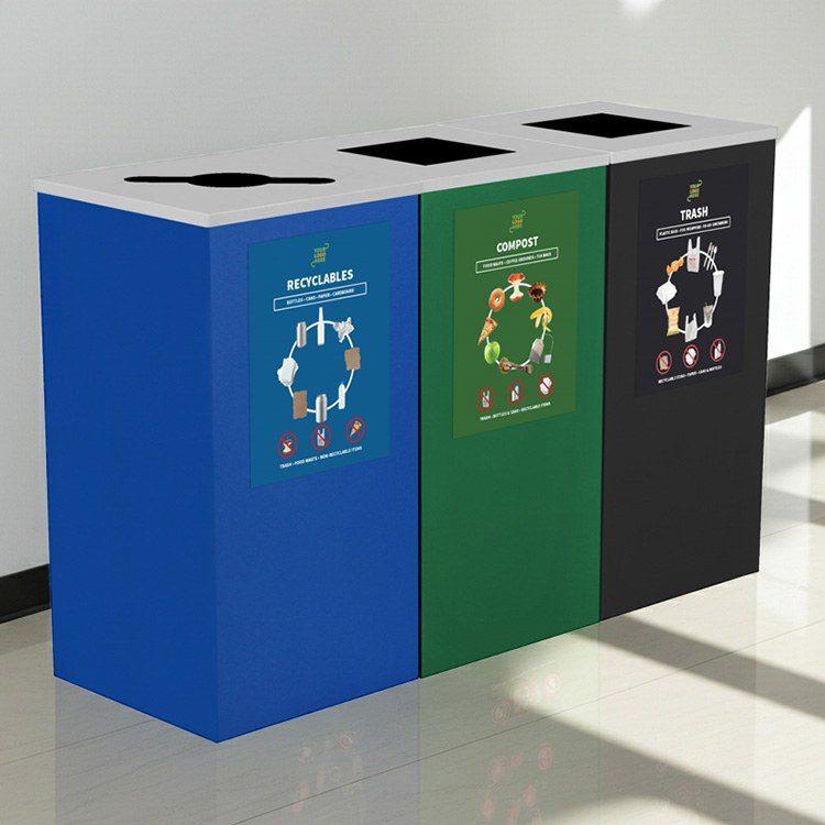 Station de tri 3 voies / 3-Stream Waste Station