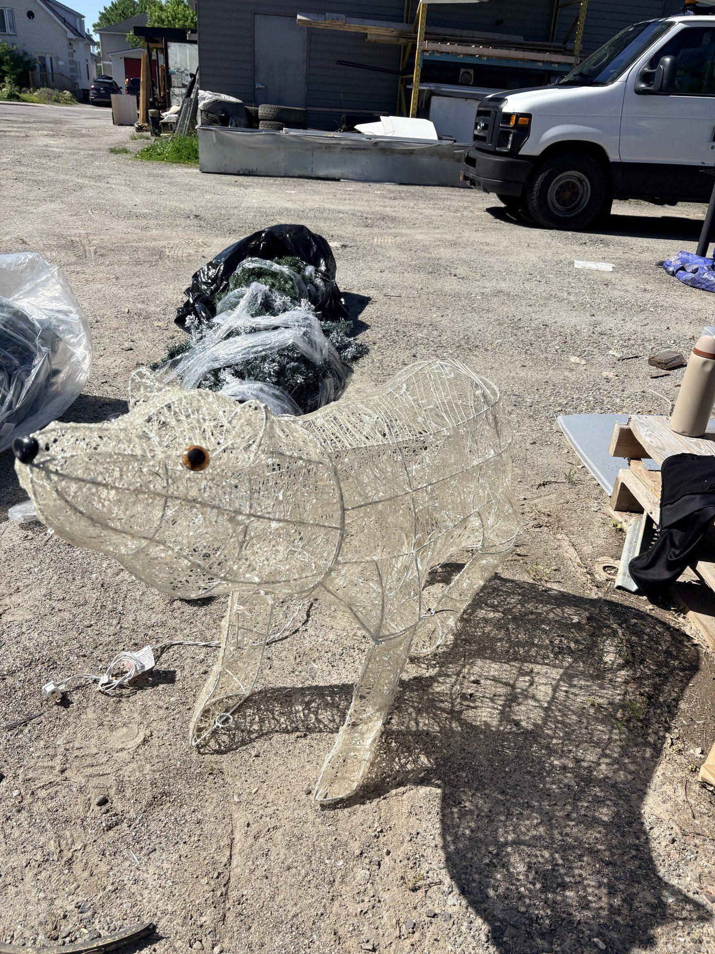 Ours blanc illuminé / Illuminated White Bear