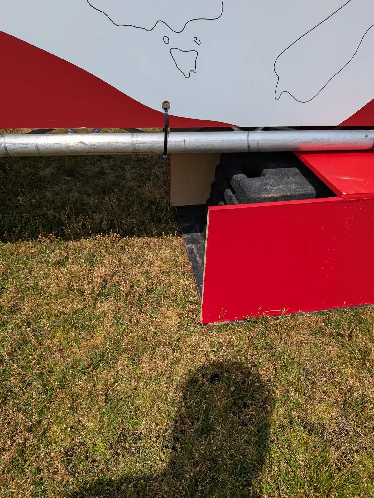 Détail d'assemblage d'un élément de décor