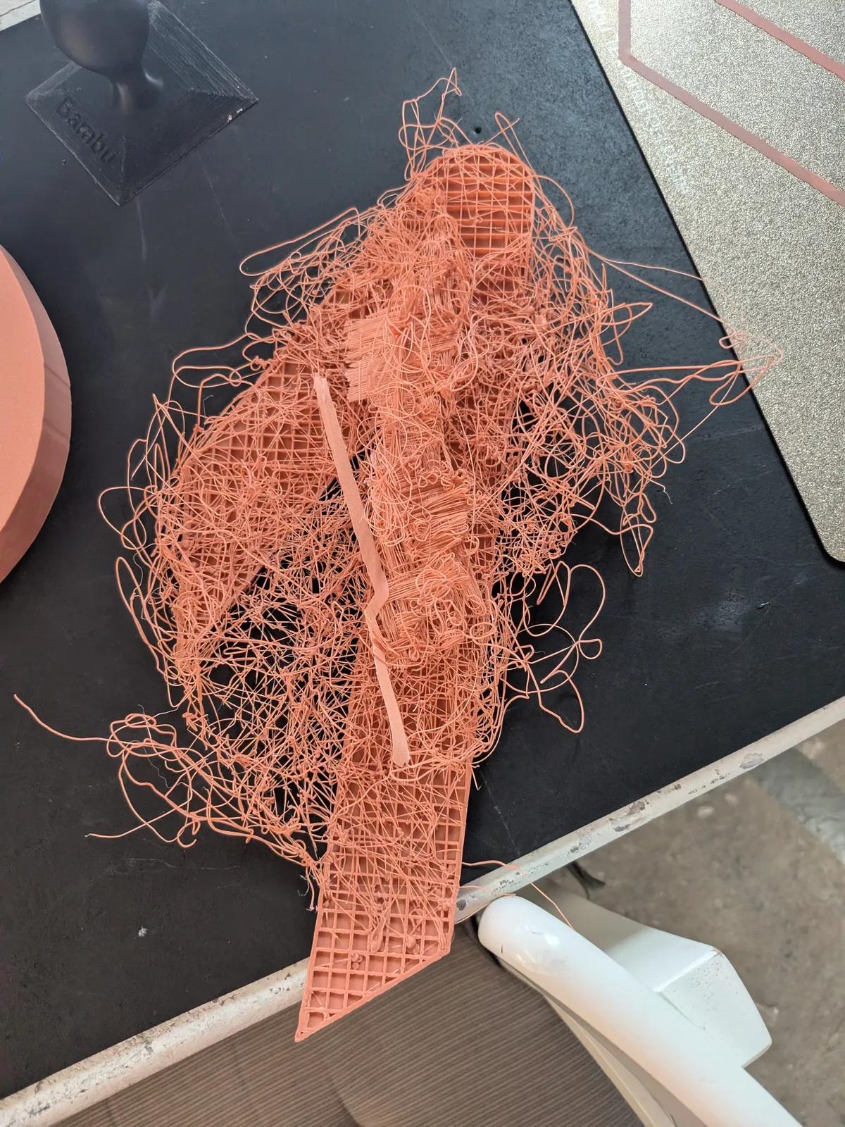Impression 3D en cours, atelier Le LAB
